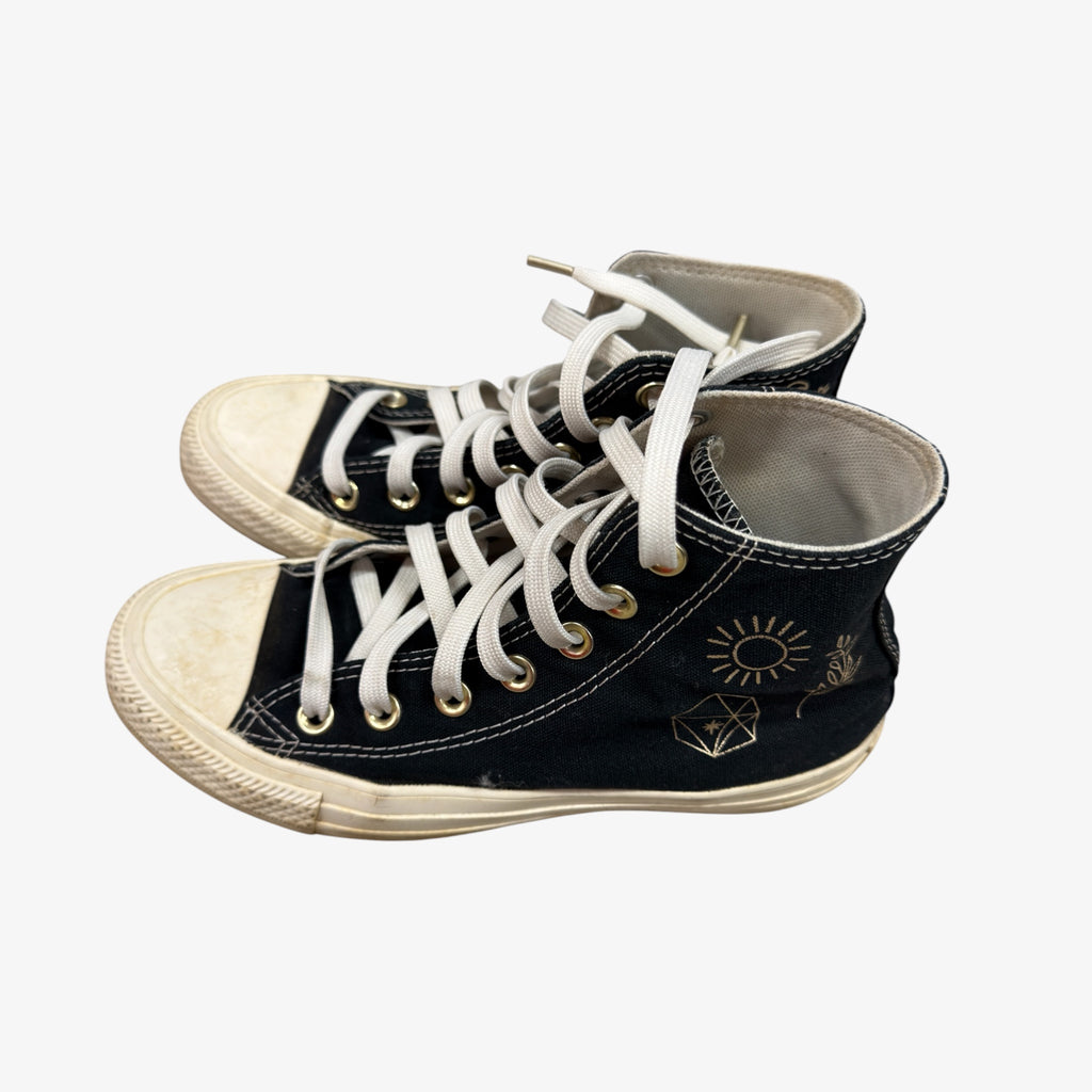 Converse Chuck Taylor All Star High "Golden Elements" Sneakers Size: 6