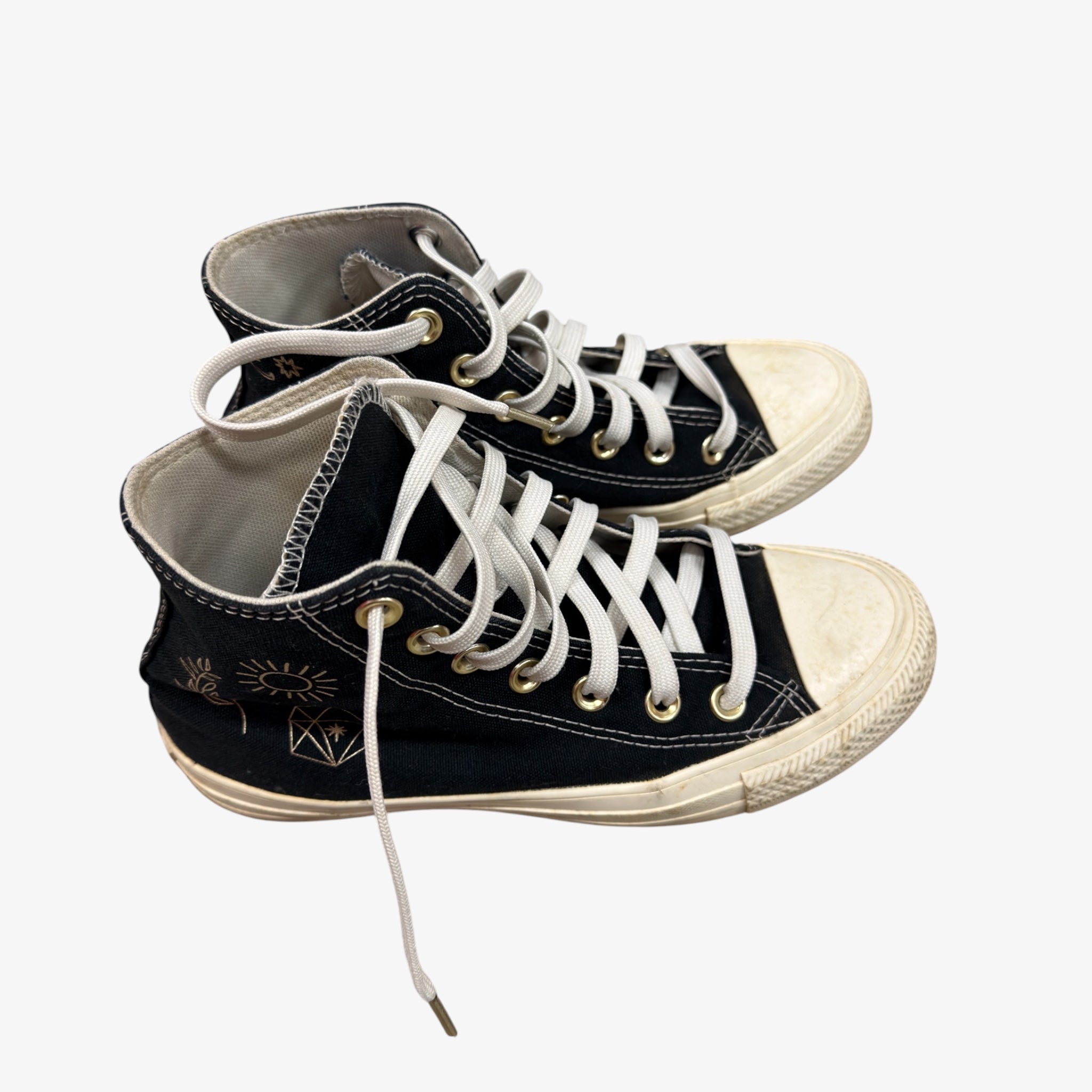 Converse Chuck Taylor All Star High "Golden Elements" Sneakers Size: 6