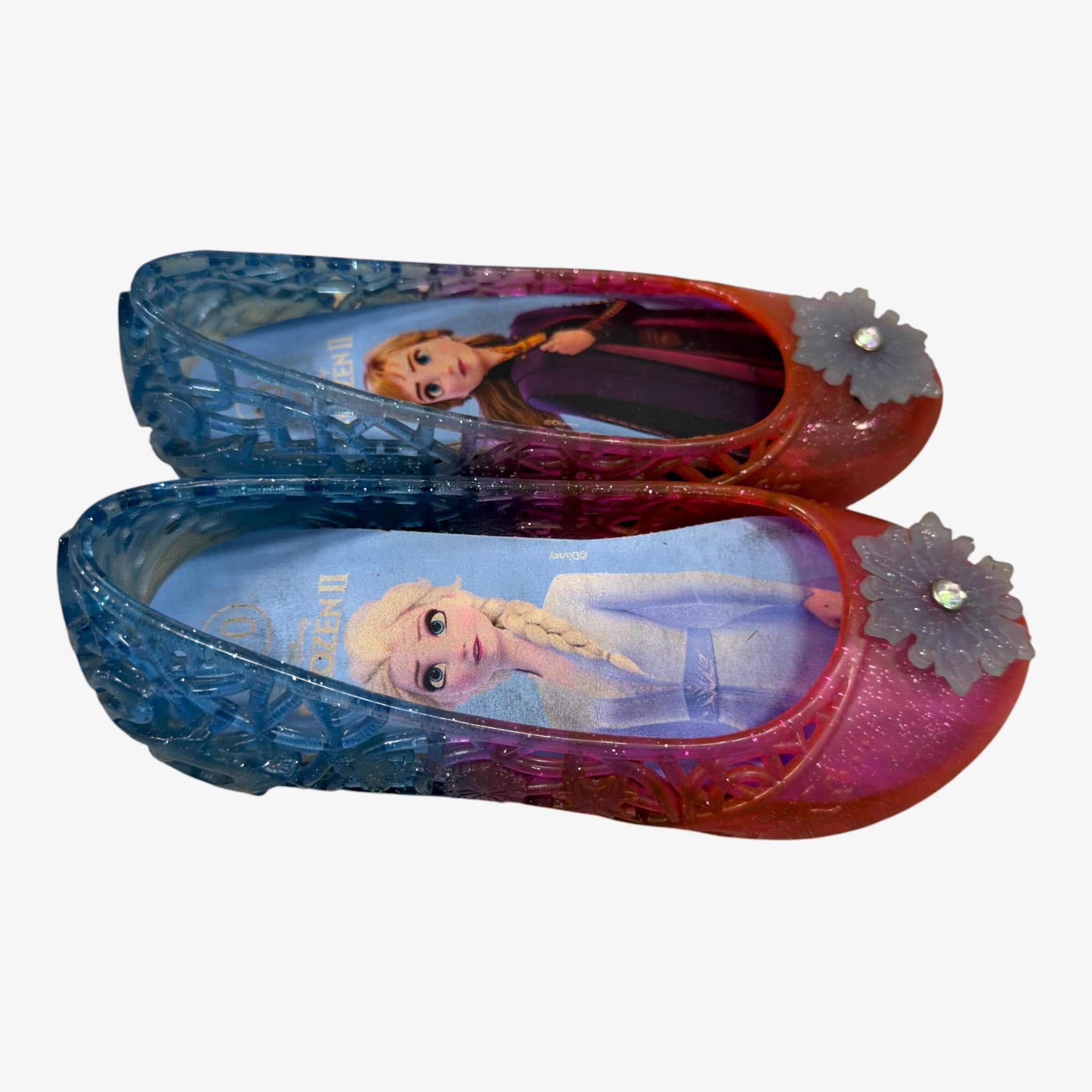 Disney Frozen II Toddler Girls' Slip-on Jelly Flats Size: 10