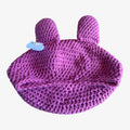 Handmade Women's Pink Bunny Crochet Hat