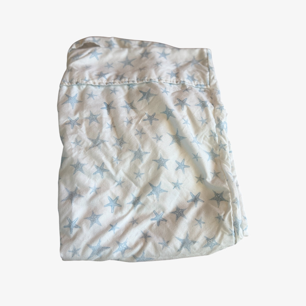 Set of 2 Star-patterned Cotton Pillowcases