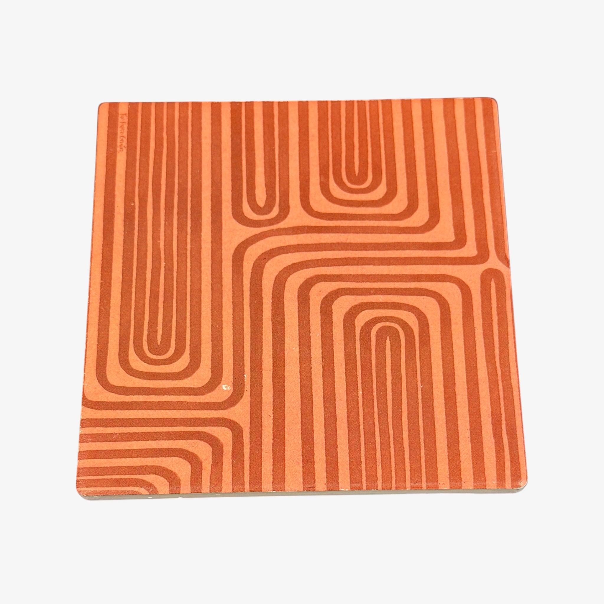 Earth Rugs Crow and Pumpkin Printed Coaster
