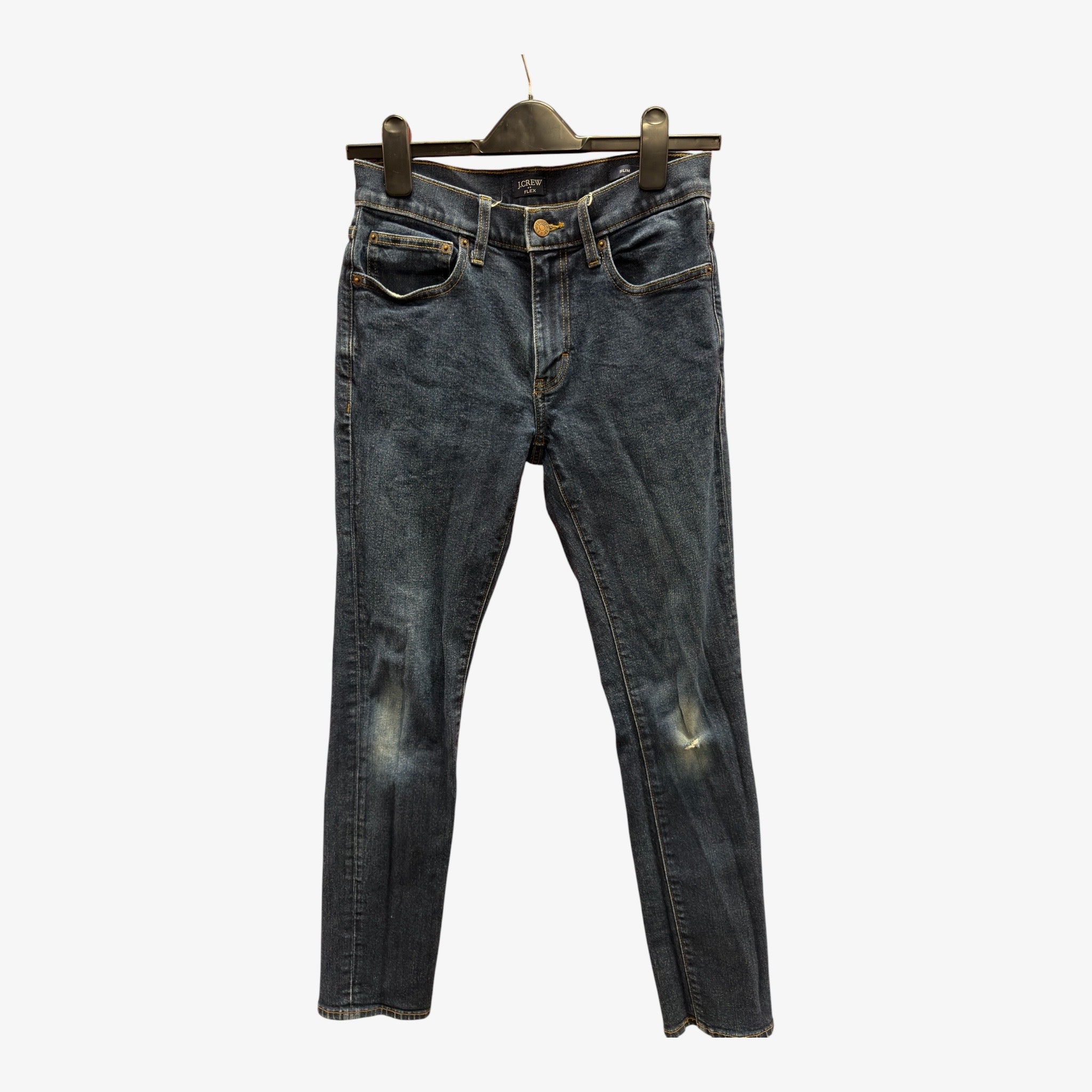 J.Crew Men's 484 Slim-fit Stretch Jeans in a Dark Wash Size: 28 x 30