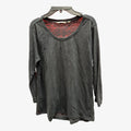 Women's Long-sleeve Cotton Top Black Size: PS