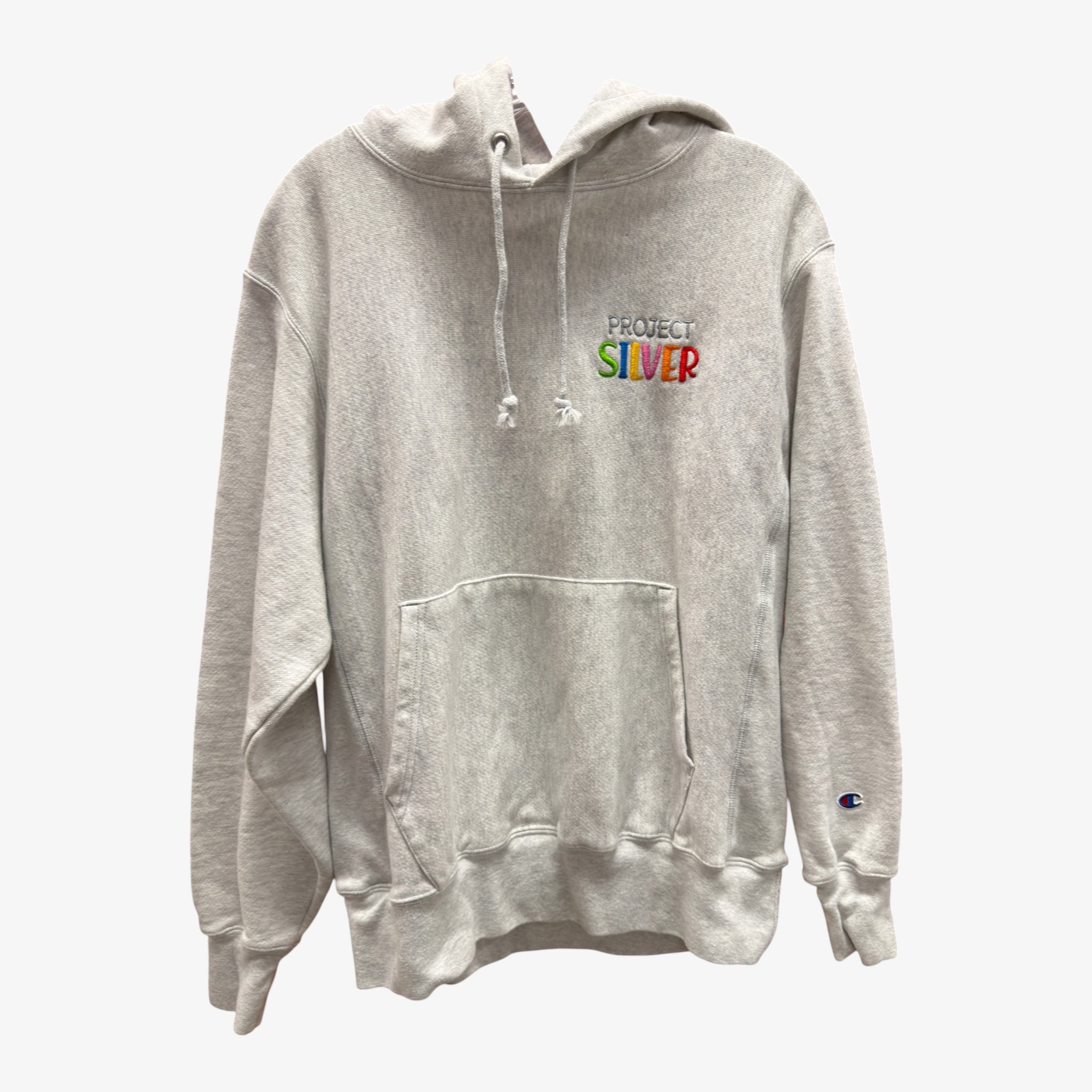 Project Silver Champion Hooded Sweatshirt Size: M