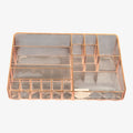 SLOFL Multifunctional Cosmetic and Jewelry Organizer Rose Gold 13" x 9" x 3.5"