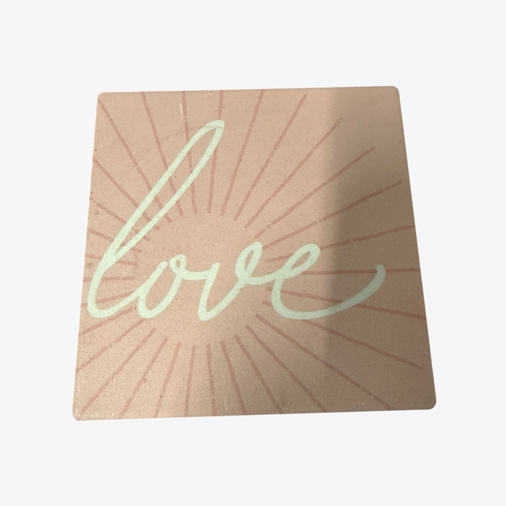 Target Thirstystone "Love" Coaster