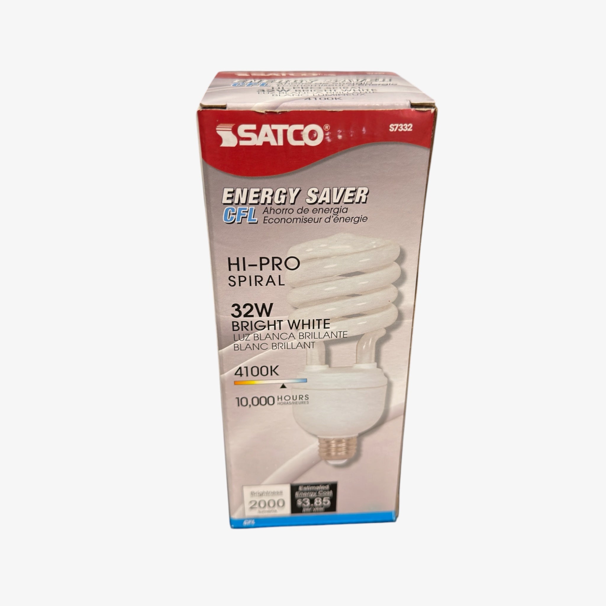 Satco S7332 Hi-Pro Spiral Compact Fluorescent (CFL) Bulb