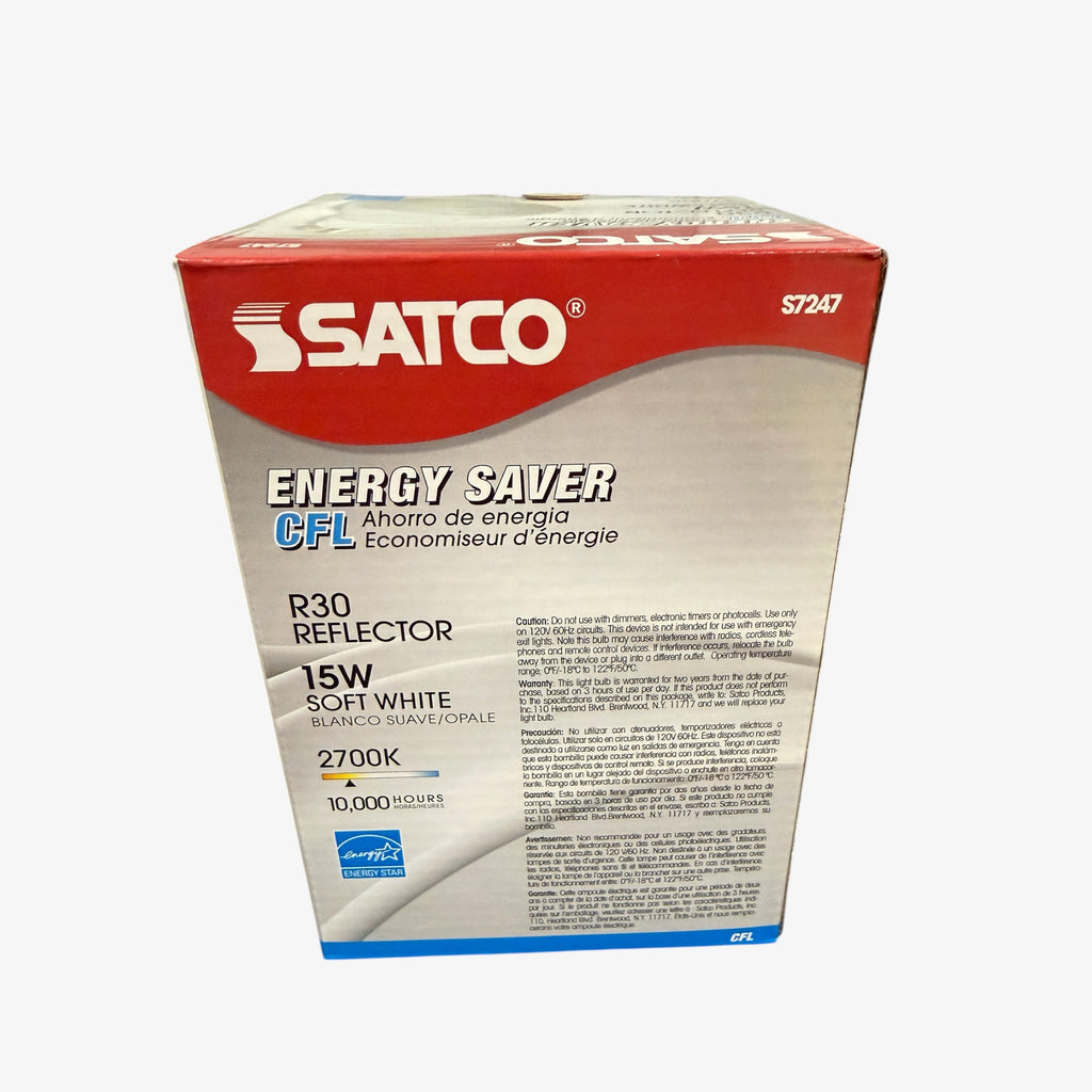 Satco Energy Saver 15-watt R30 CFL Bulb