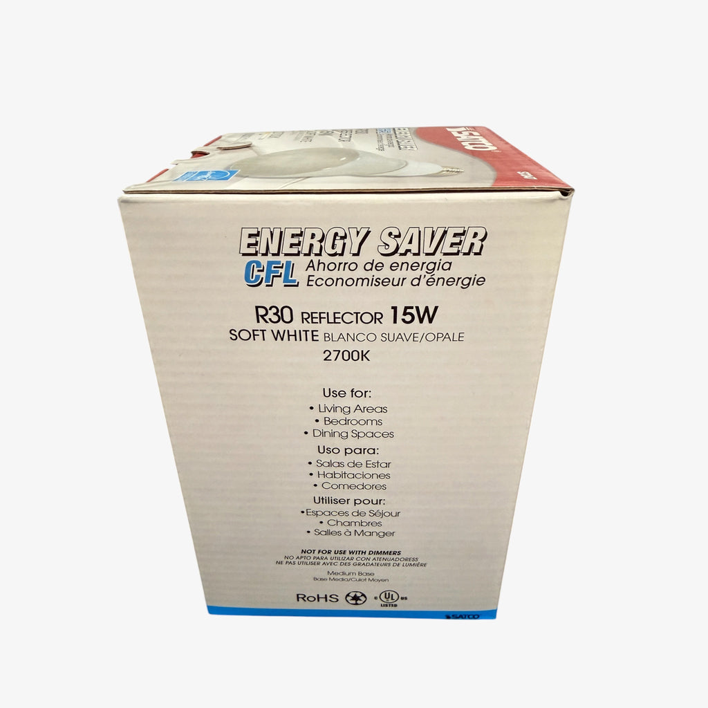 Satco Energy Saver 15-watt R30 CFL Bulb