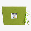 'Vineyard Original' Ribbon-Tied Leaf-Green Paper Album by Kolo