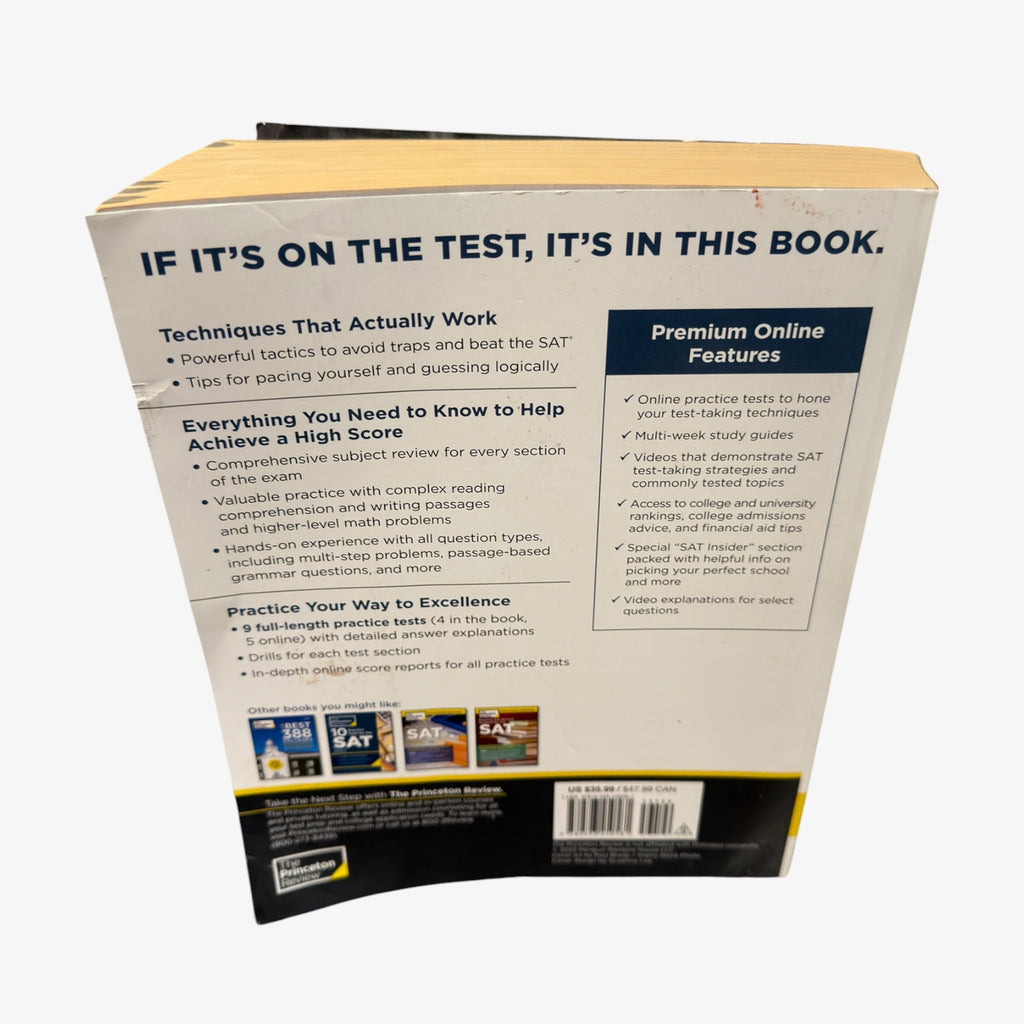The Princeton Review SAT Premium Prep 2023 Book