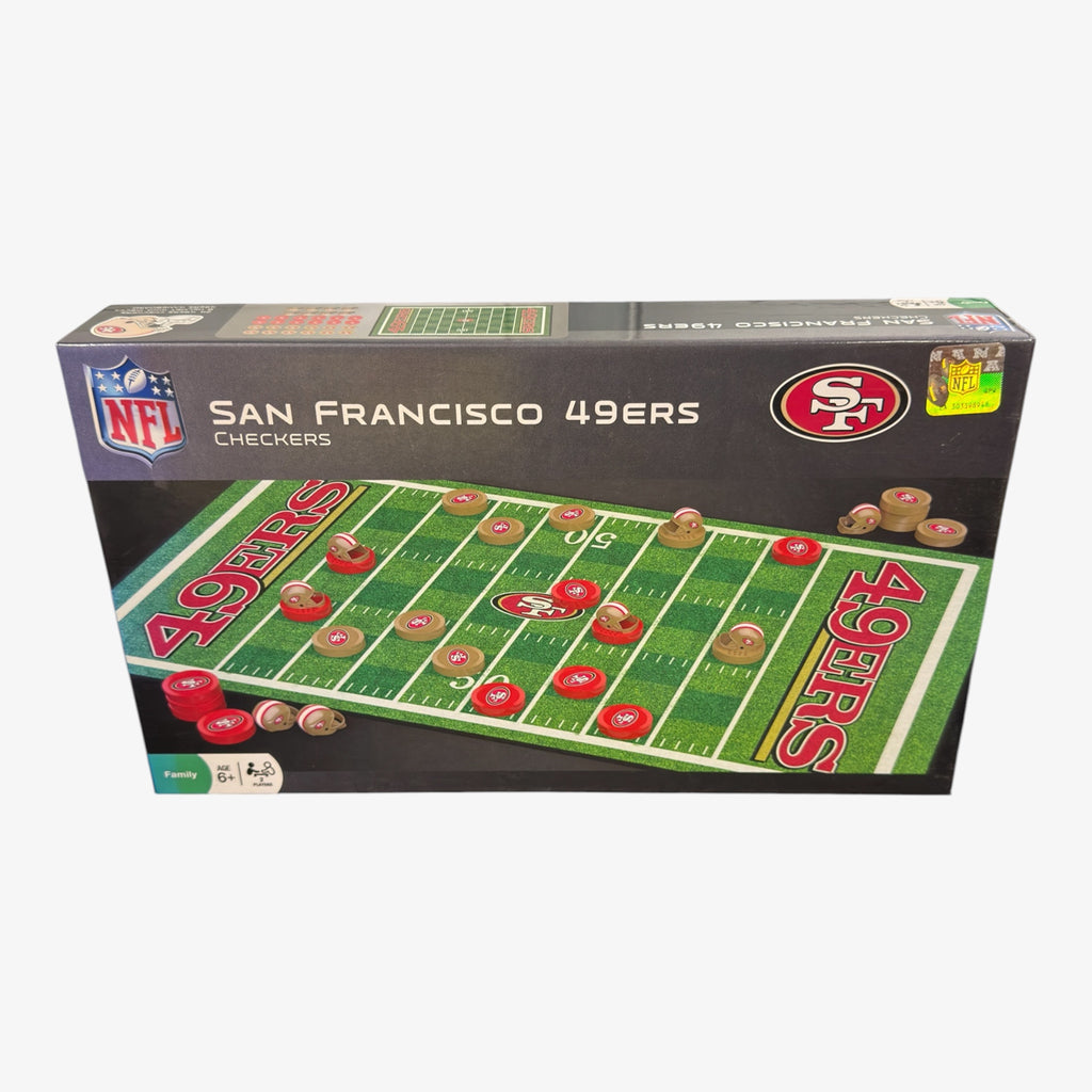 MasterPieces Officially Licensed NFL San Francisco 49ers Checkers Board Game
