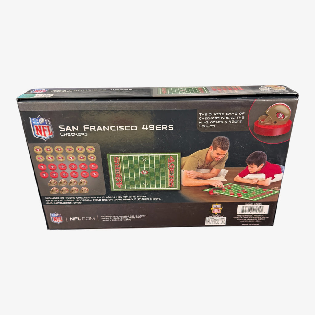 MasterPieces Officially Licensed NFL San Francisco 49ers Checkers Board Game