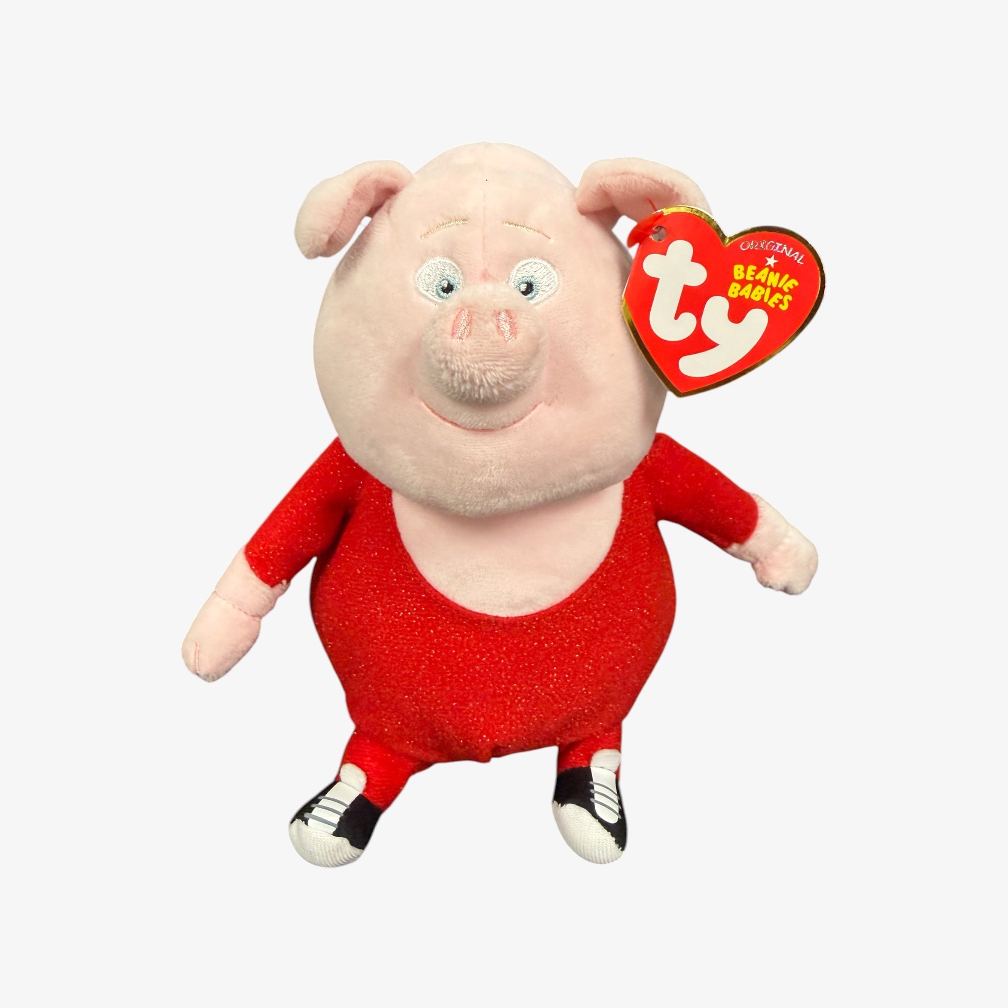 Ty Beanie Babies Gunter Pig Sing Movie 7" Tall