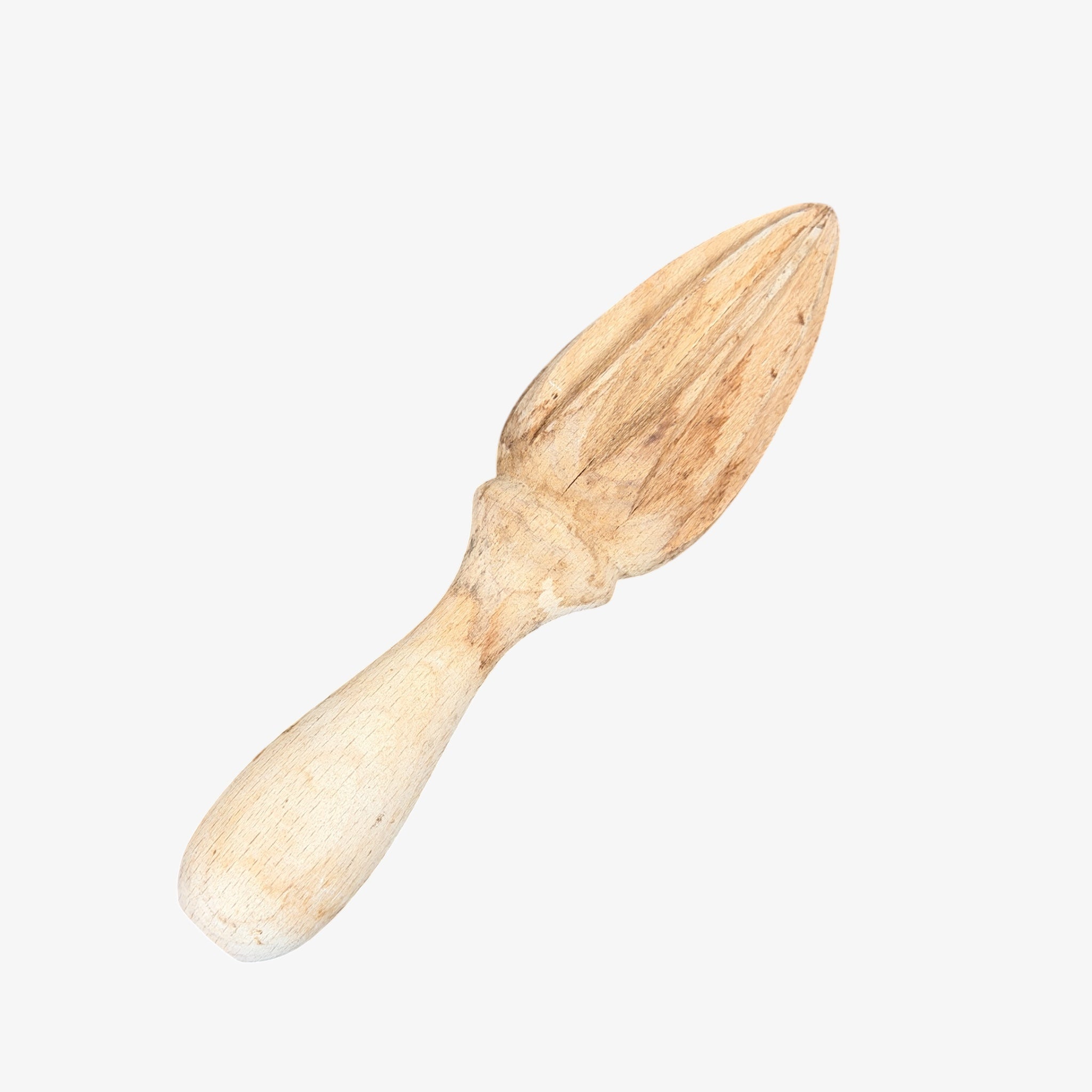 Vintage Wood Lemon Juicer 6"L