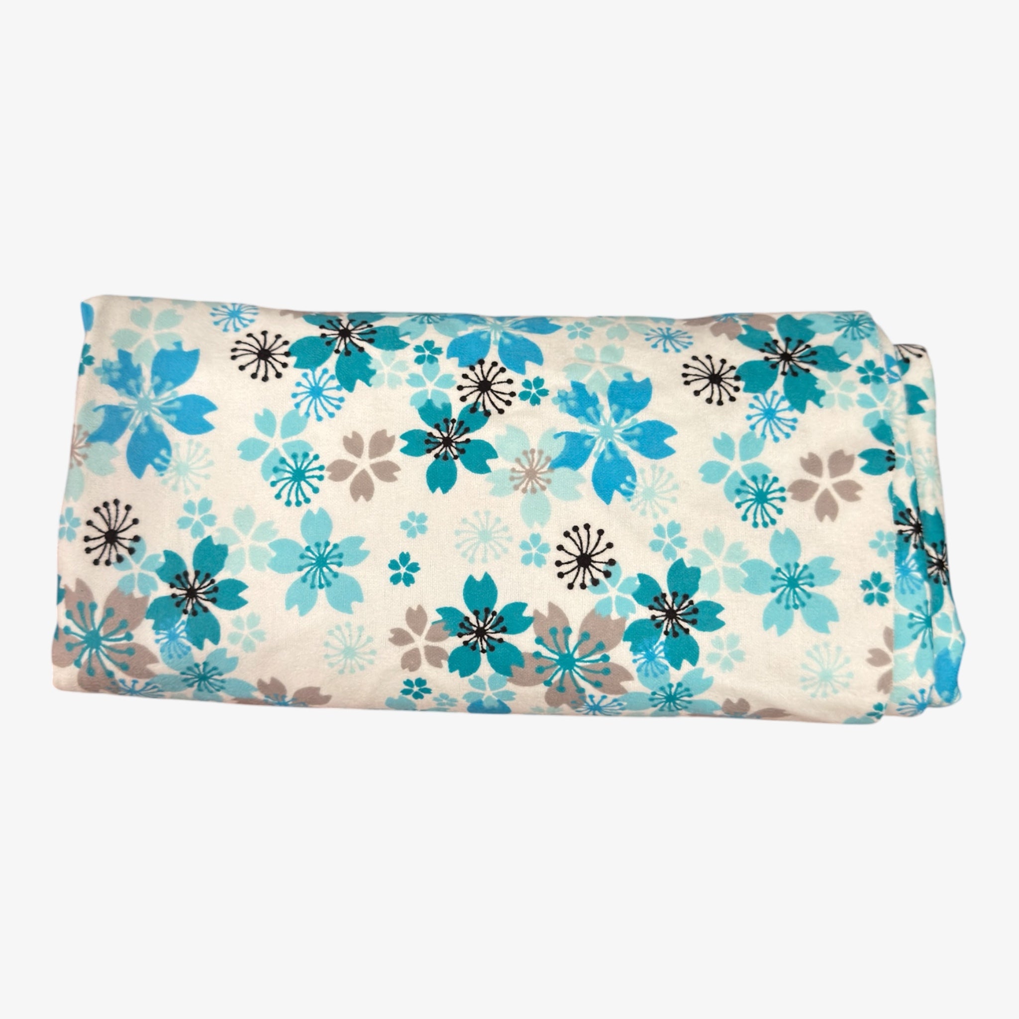 Jo-Ann Fabric Flannel 3 yard Blue Pinwheel Floral