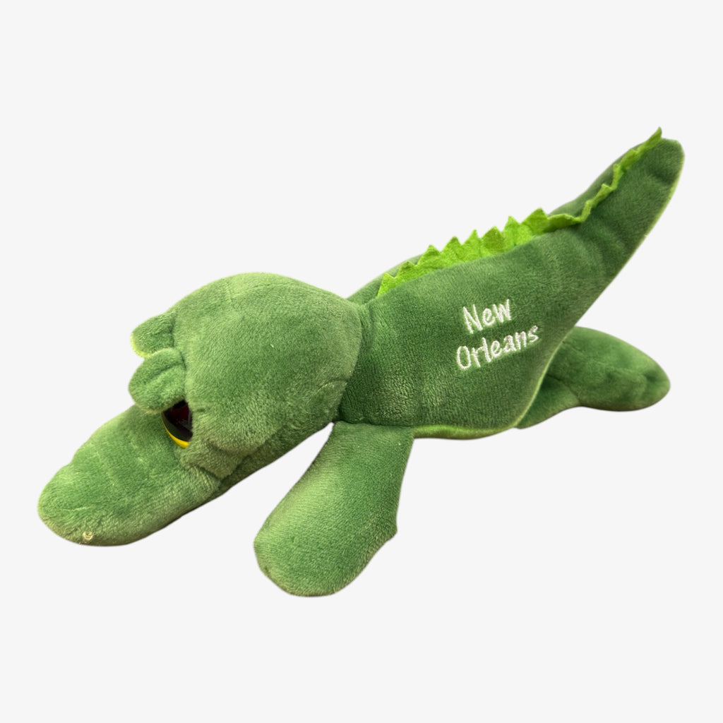 6" Green DolliBu Alligator Plush New Orleans