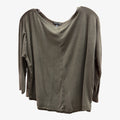 Eileen Fisher Olive Green Long Sleeve Tee Size: XS