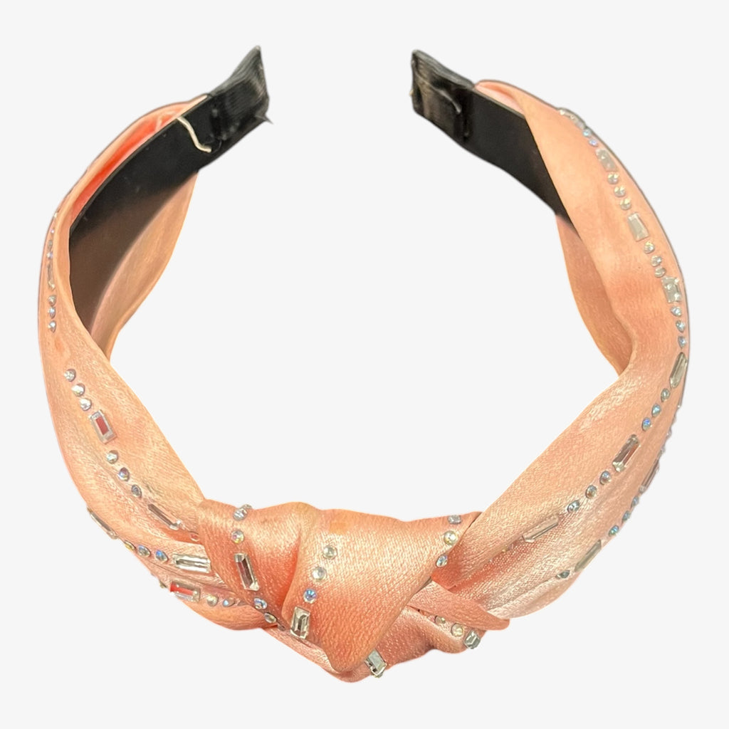 Rhinestone Wide Knotted Headband
