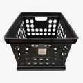 Target Plastic Storage Crate Black ~16" x 14" x 11"