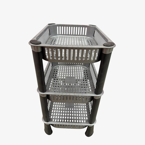 3- Tier Kitchen Storage Plastic Rack 19" x 10.5" x 14.5"