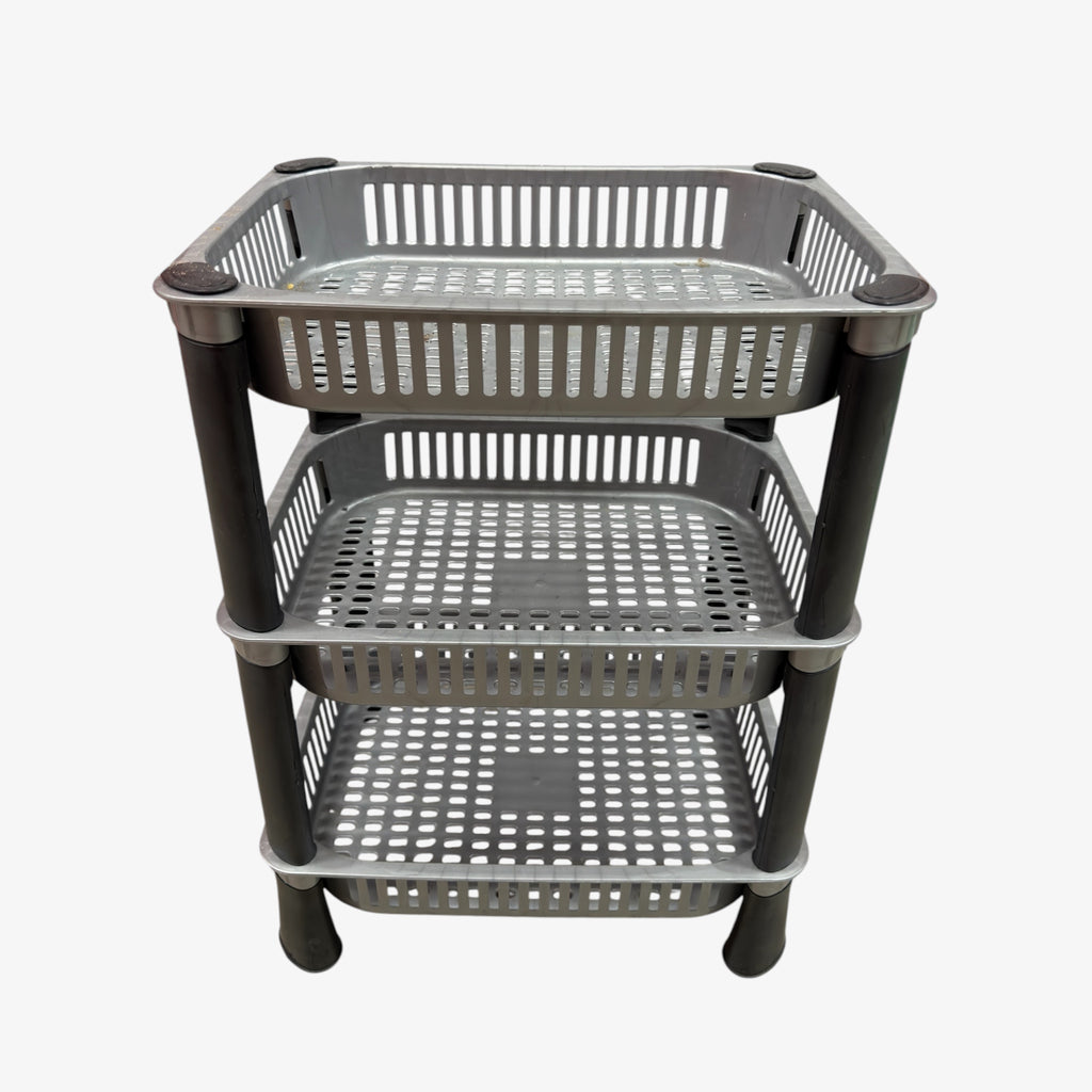3- Tier Kitchen Storage Plastic Rack 19" x 10.5" x 14.5"