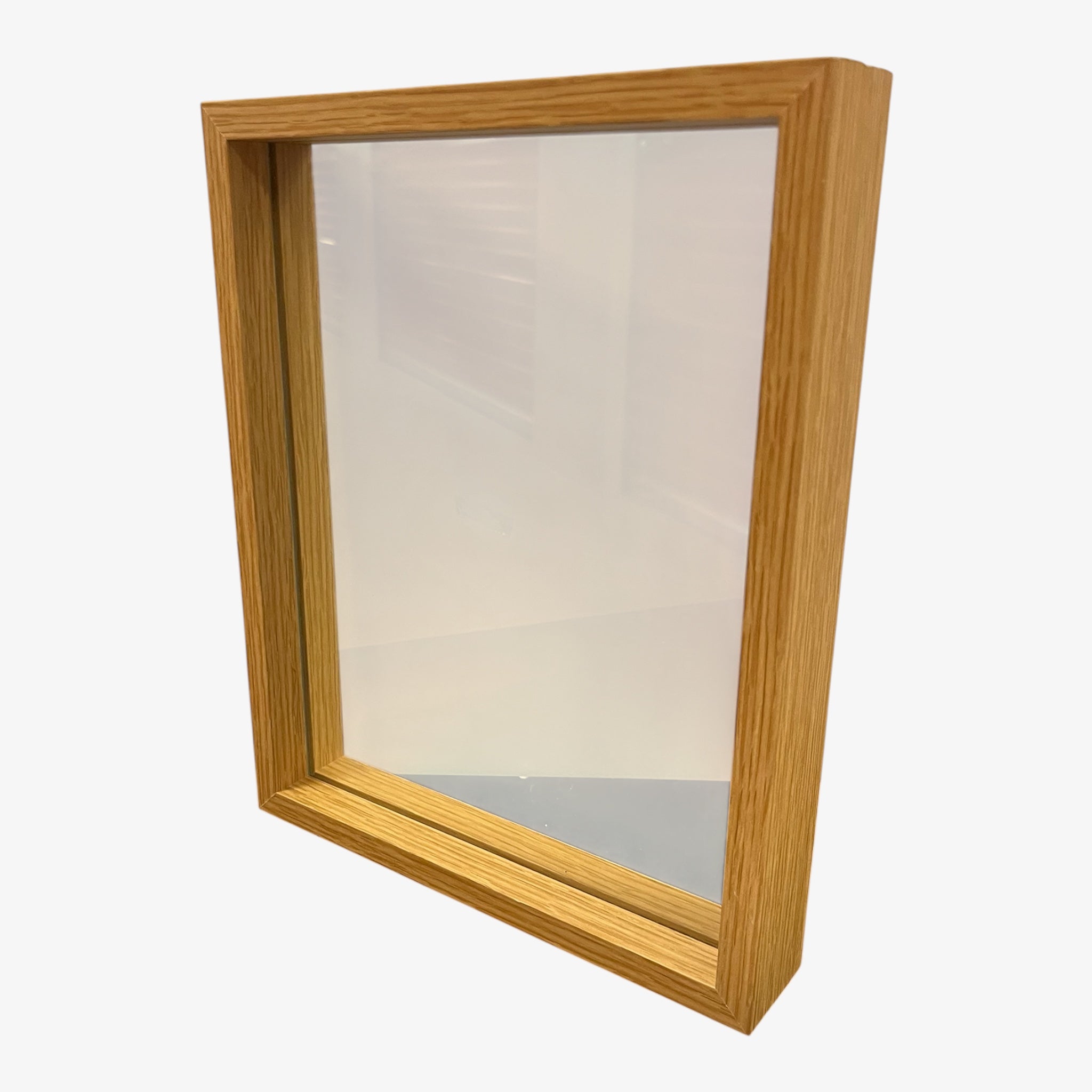 Wooden Double-Glass Decorative Photo Frame for Pressed Flowers or Photos 10.5" x 9"