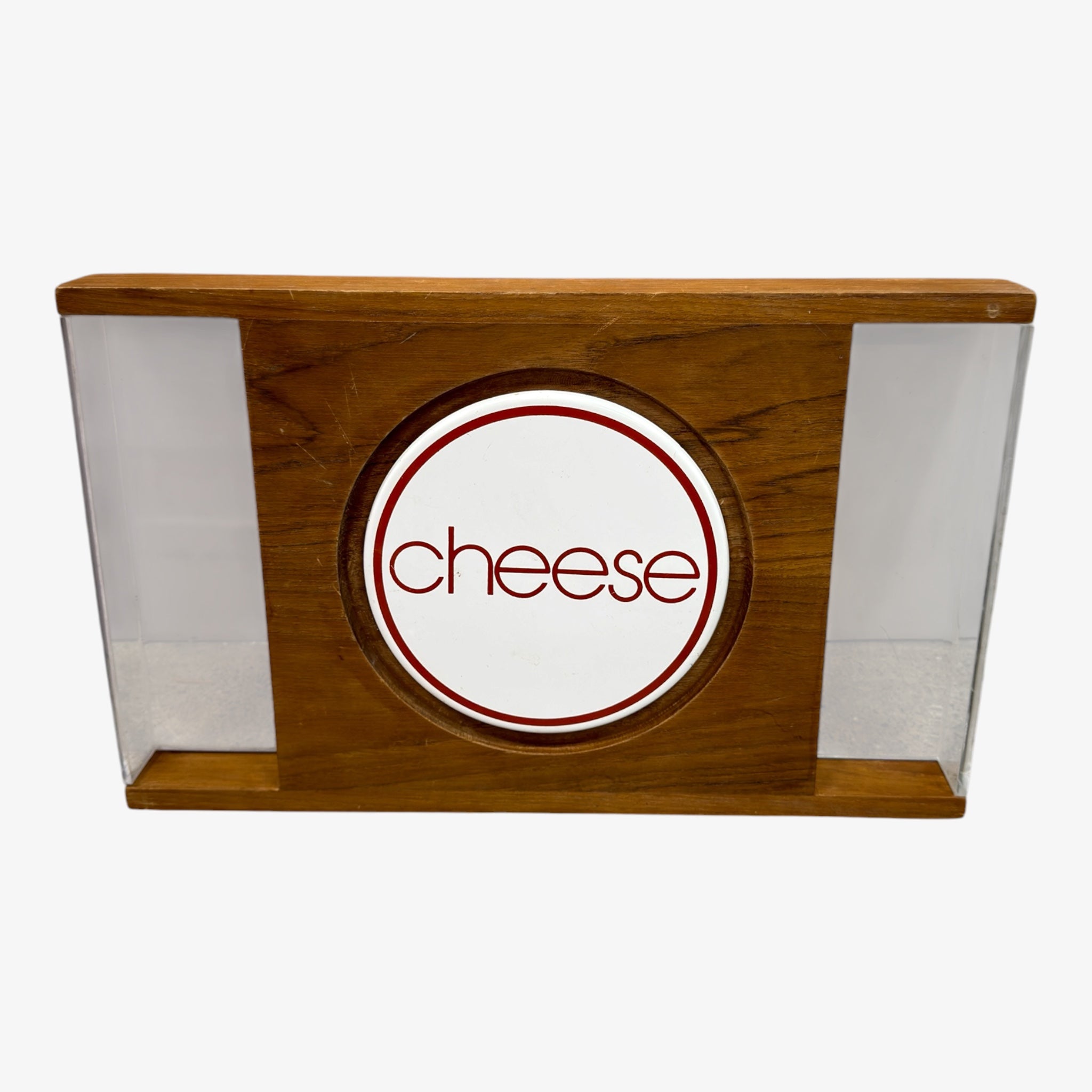 Vintage 1970s Goodwood Cheese Serving Tray 15" x 9" x 1.75"