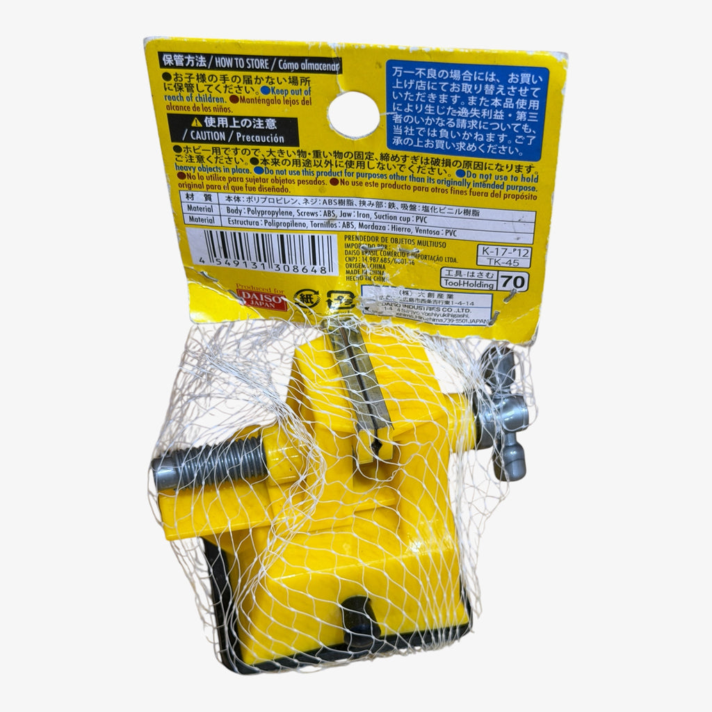 Daiso Japan Hobby Mini Vise Designed for Light-duty Crafting and Model Making