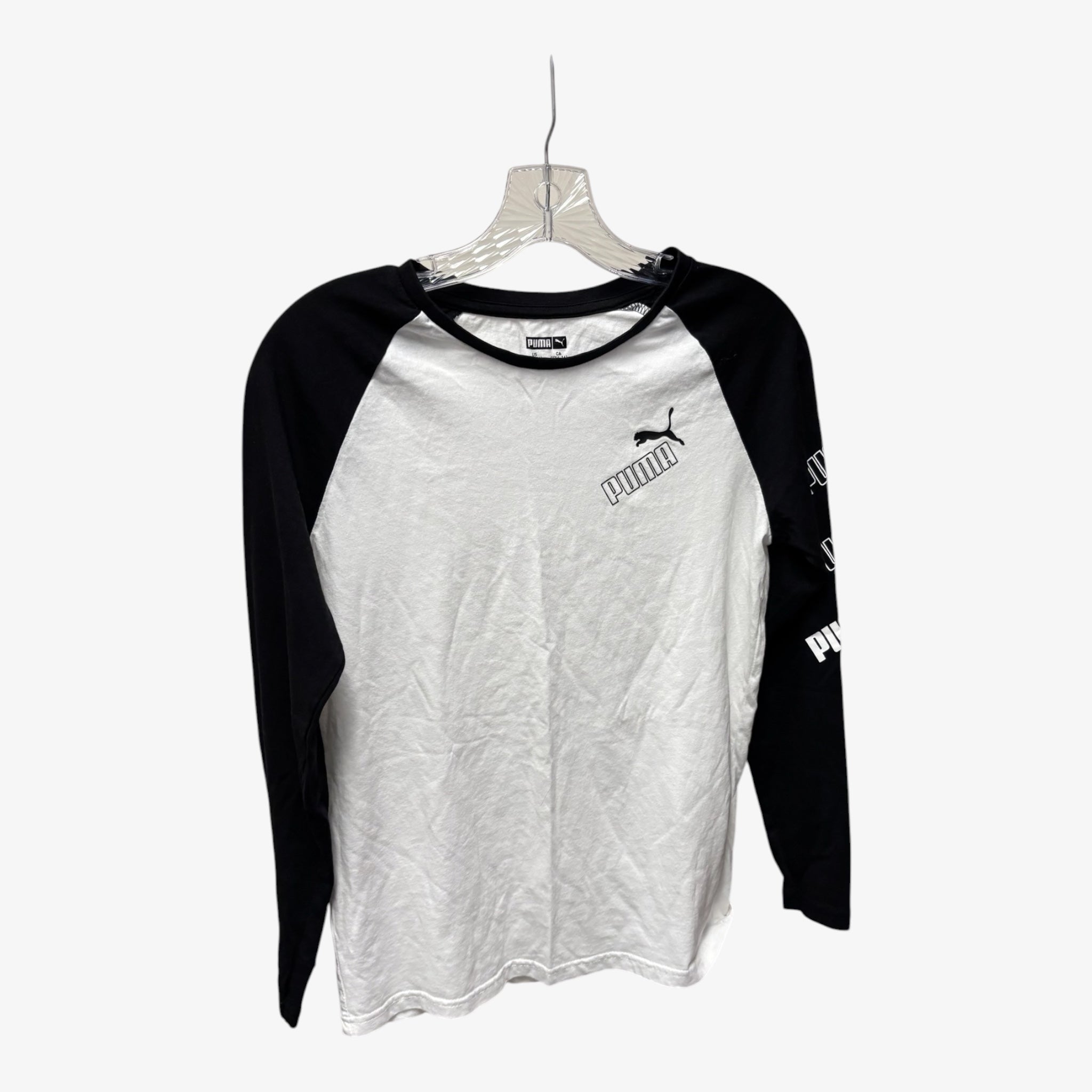 Puma Archive Logo Raglan Long-sleeve Youth T-Shirt  Size: L