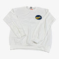 Gildan White Crewneck Sweatshirt Size: S