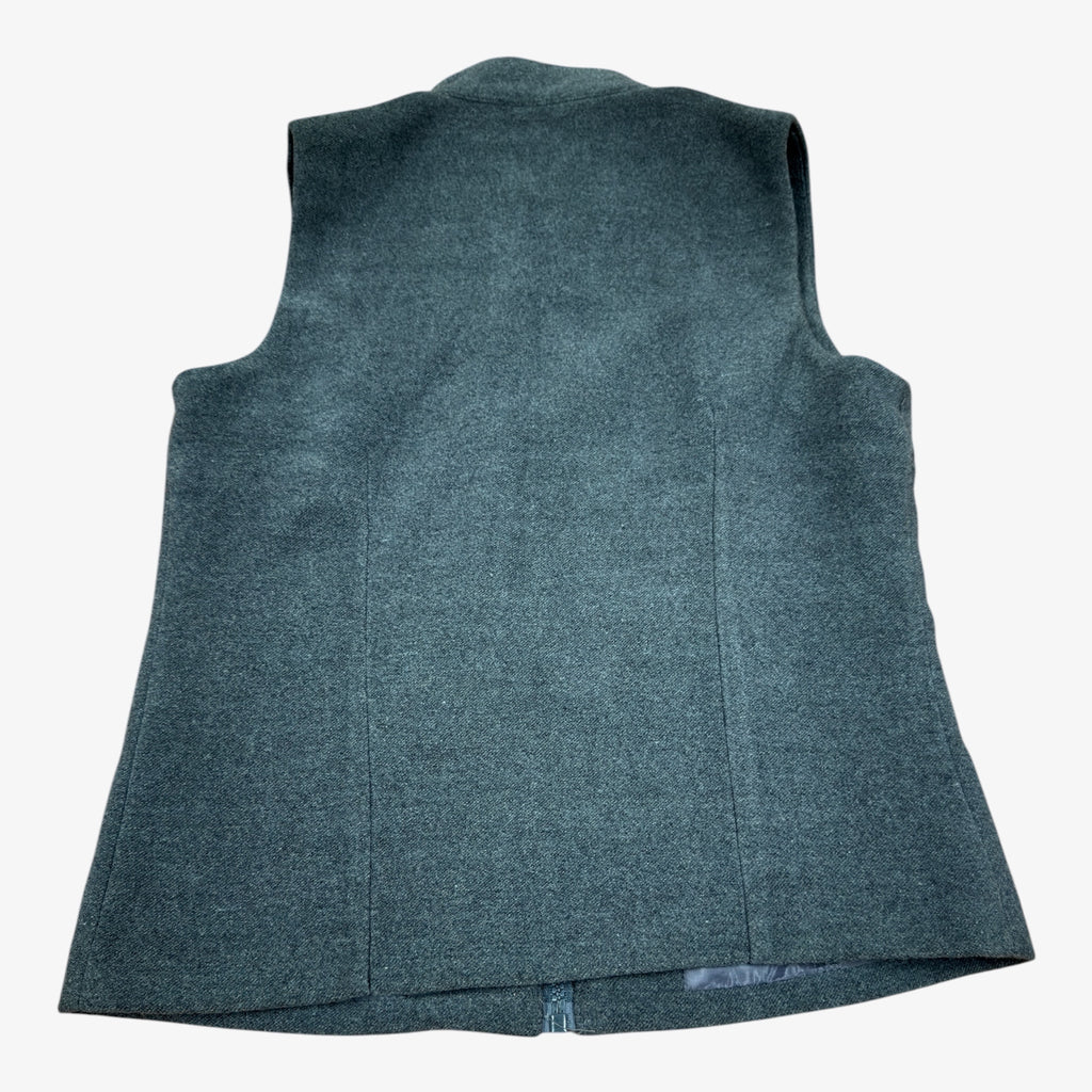 Chiqi Charcoal Grey Wool Vest Size: M