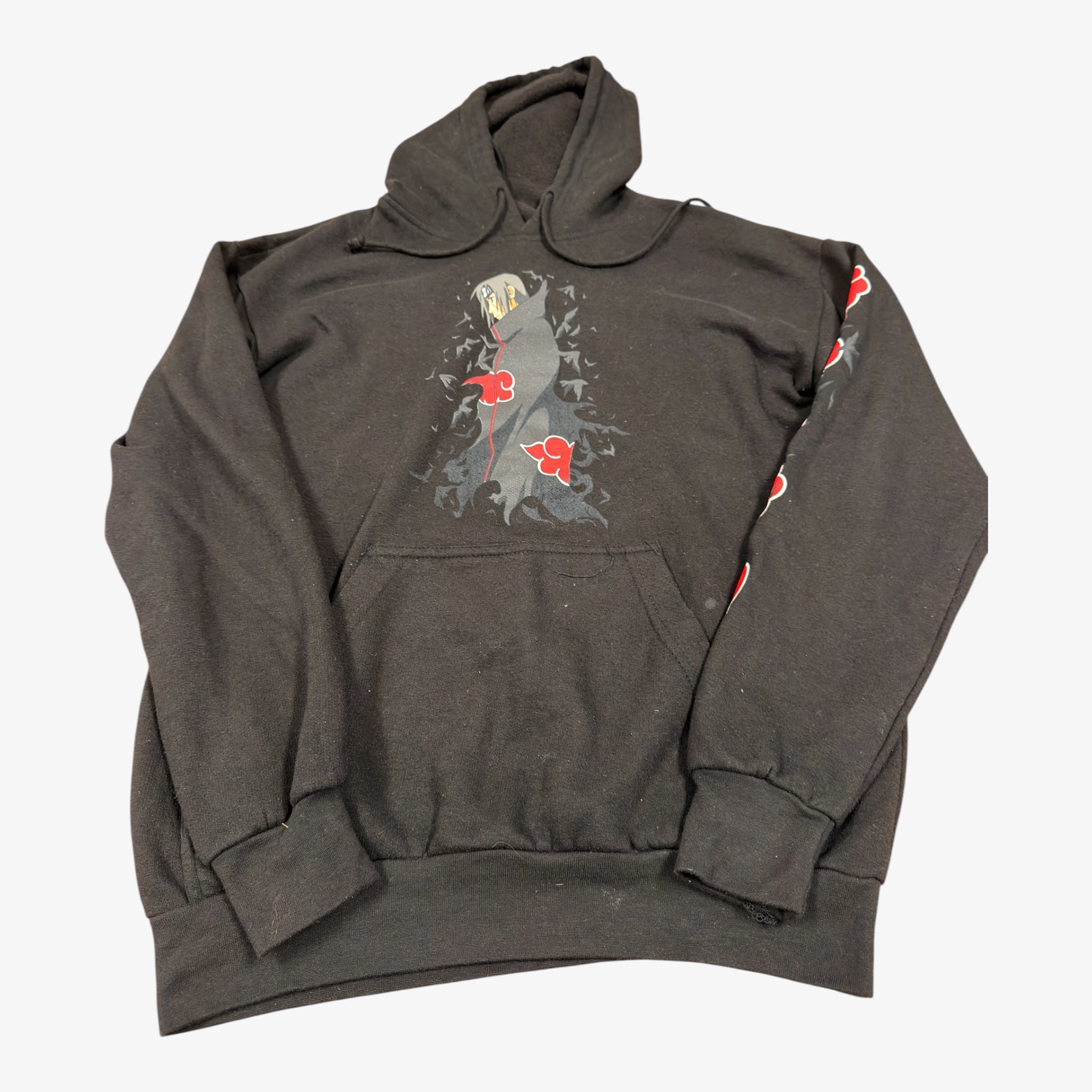 Fashion Nova Naruto Akatsuki Itachi Hoodie Black Size: XS