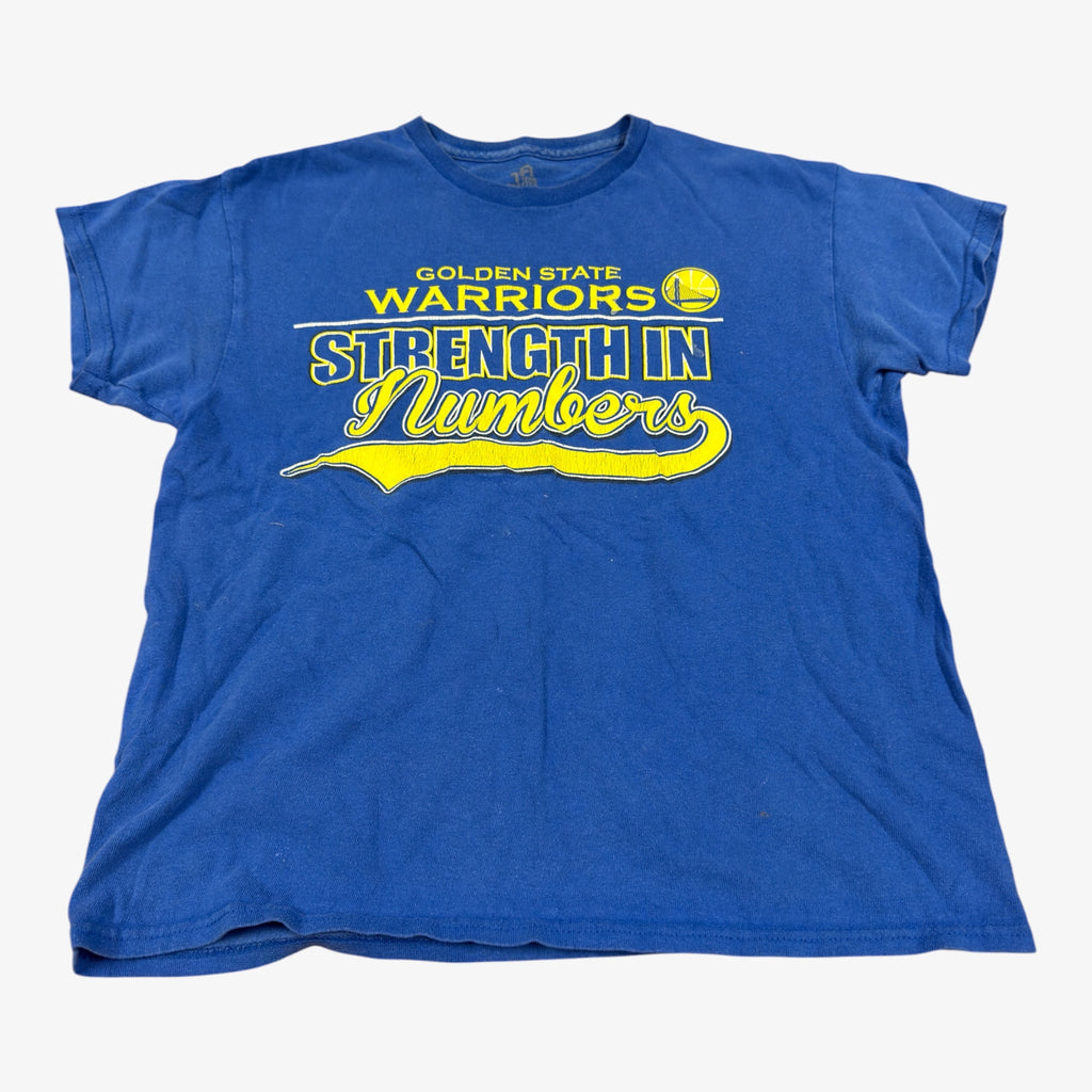 NBA Golden State Warriors "Strength In Numbers" T-shirt Blue Size: M