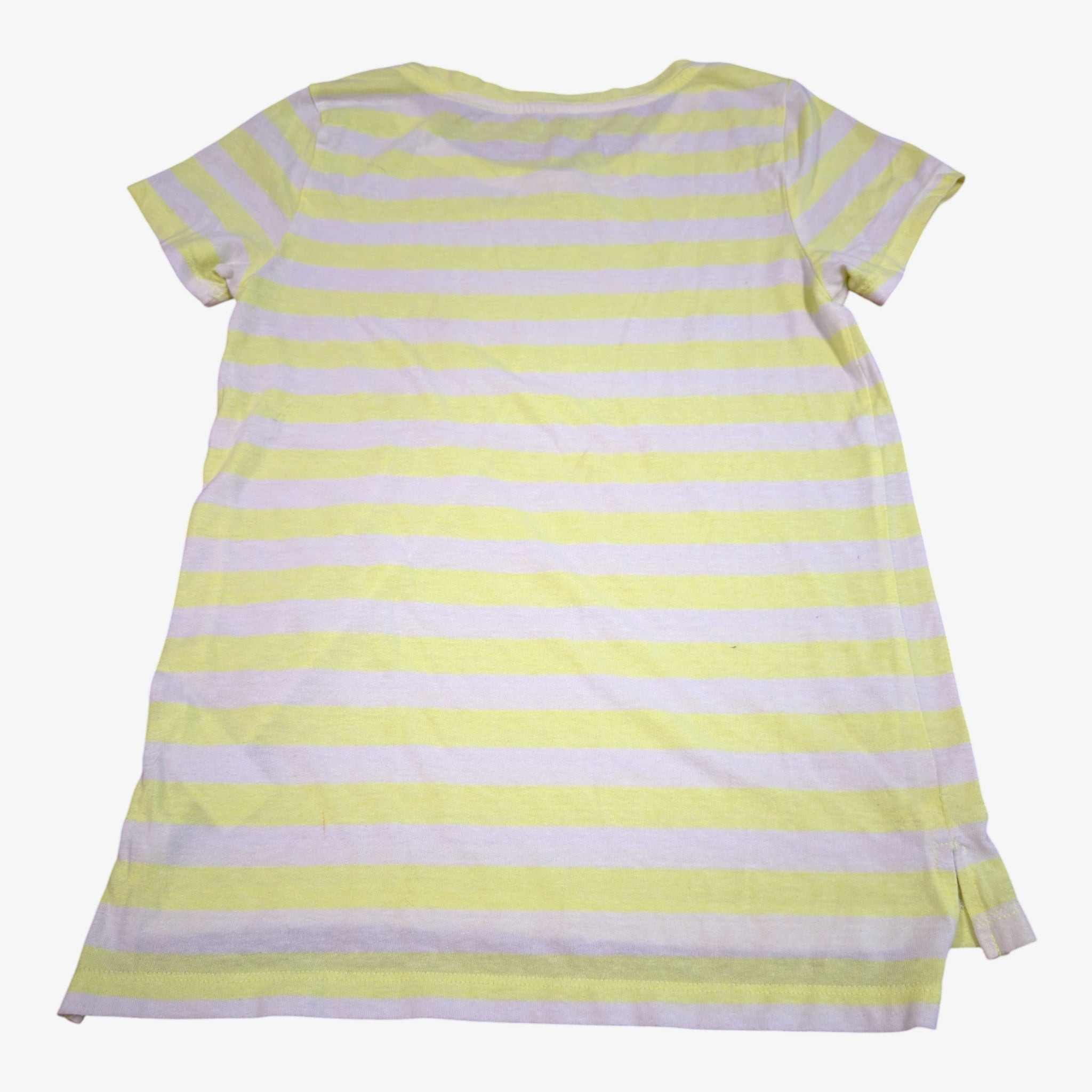 Gap Factory Havana Yellow Stripe Arch Logo Tee Size: S