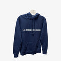 "UC Berkeley MA Statistics" Navy Blue Hoodie Size: S