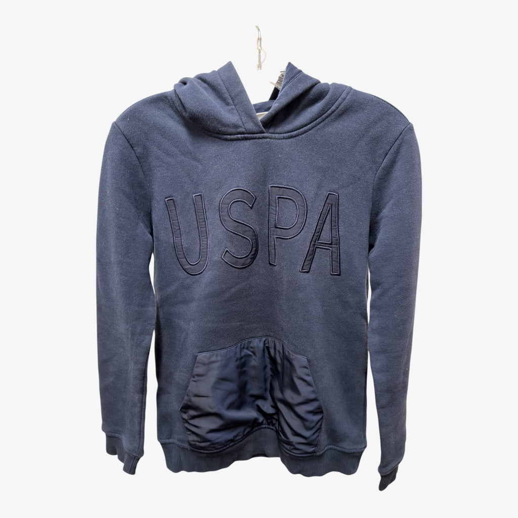 U.S. Polo Assn. Hoodie Navy Blue Size: XS