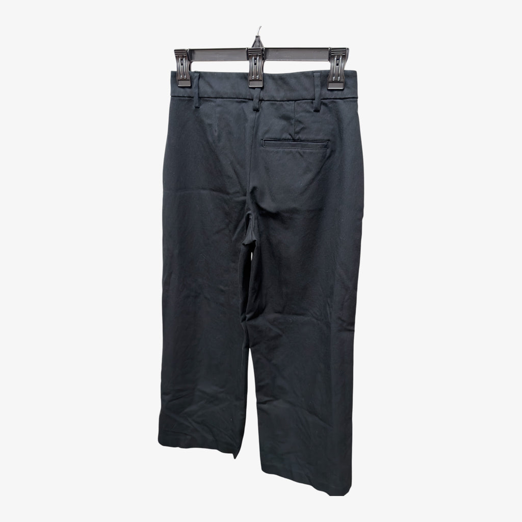 Old Navy Women's Black Wide-leg Khaki Pants Size: 0