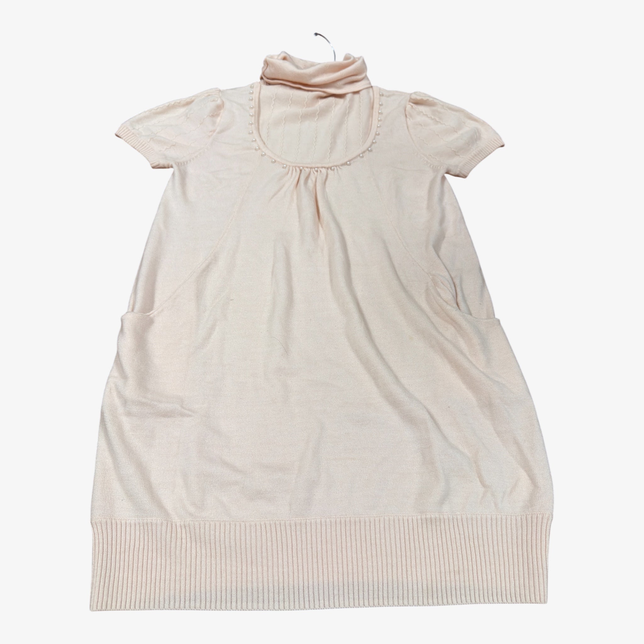 Light Pink Casablanca Sweater Dress Size: XL