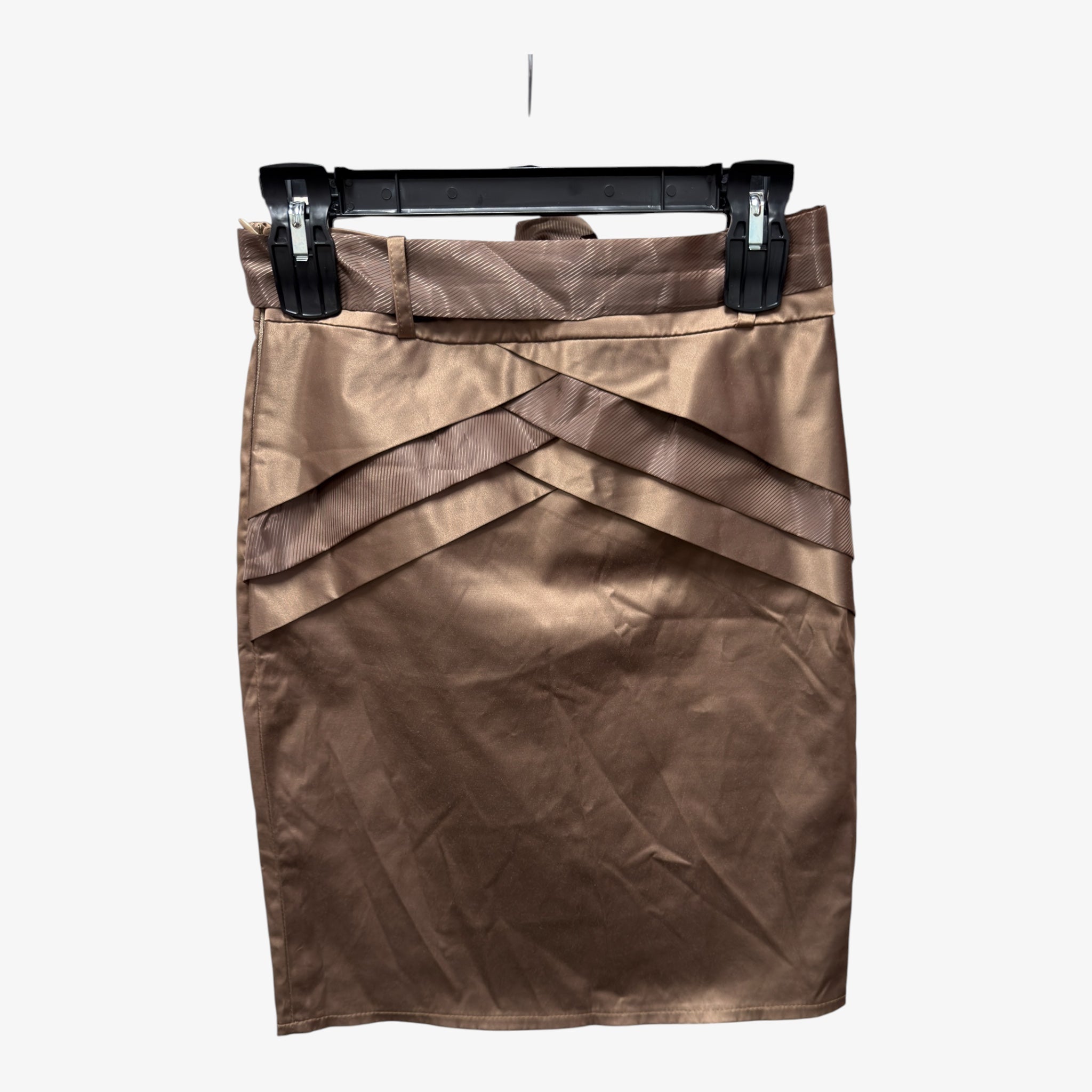 Light Brown Pencil Skirt Size: 2