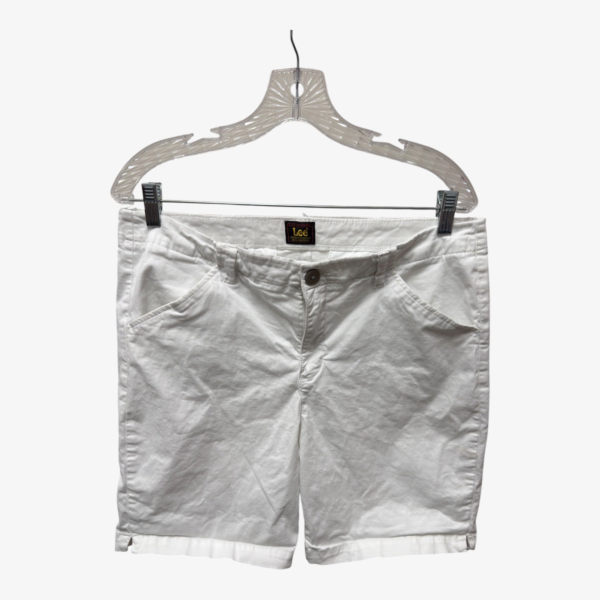 White Lee Women's Bermuda Shorts Size: 14