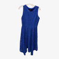 Ronni Nicole Cobalt Blue Sleeveless Crochet Dress Size: 6
