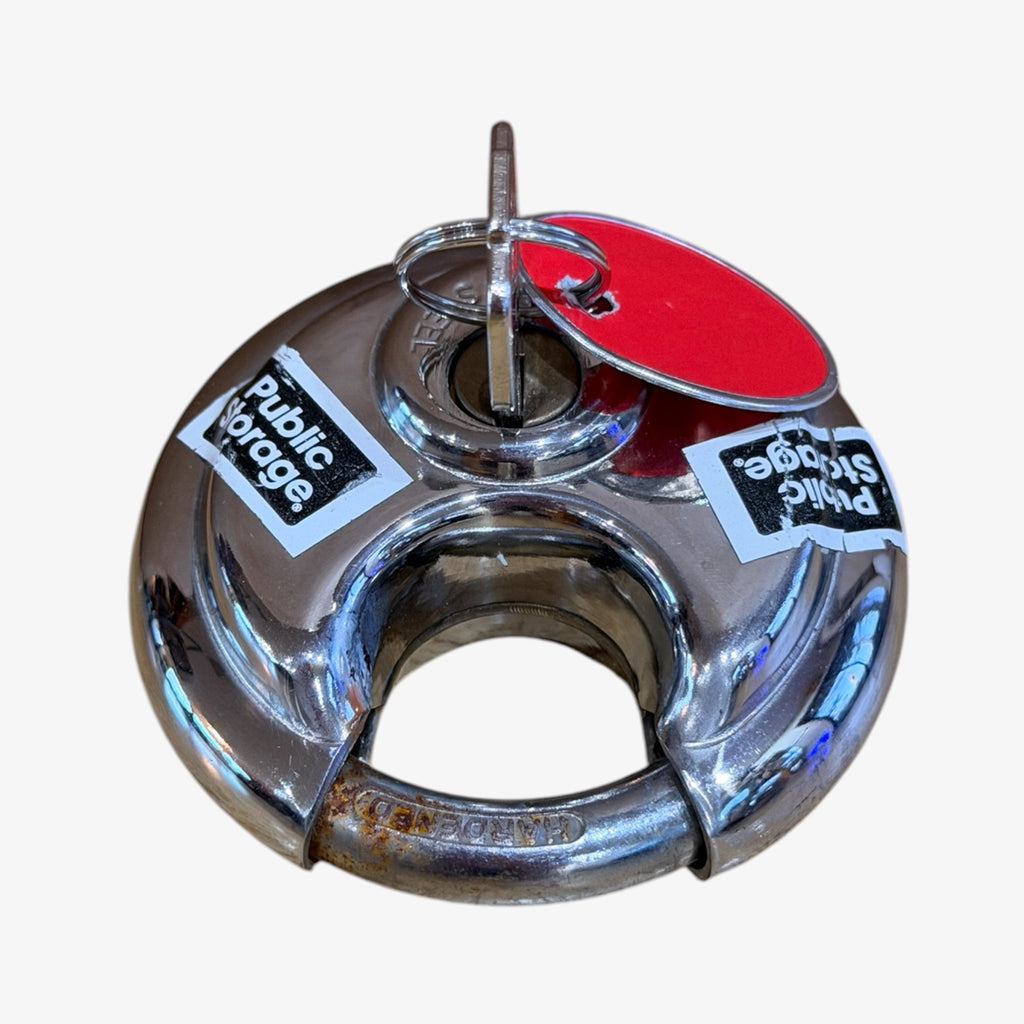 Public Storage Stainless Steel Discus Padlock