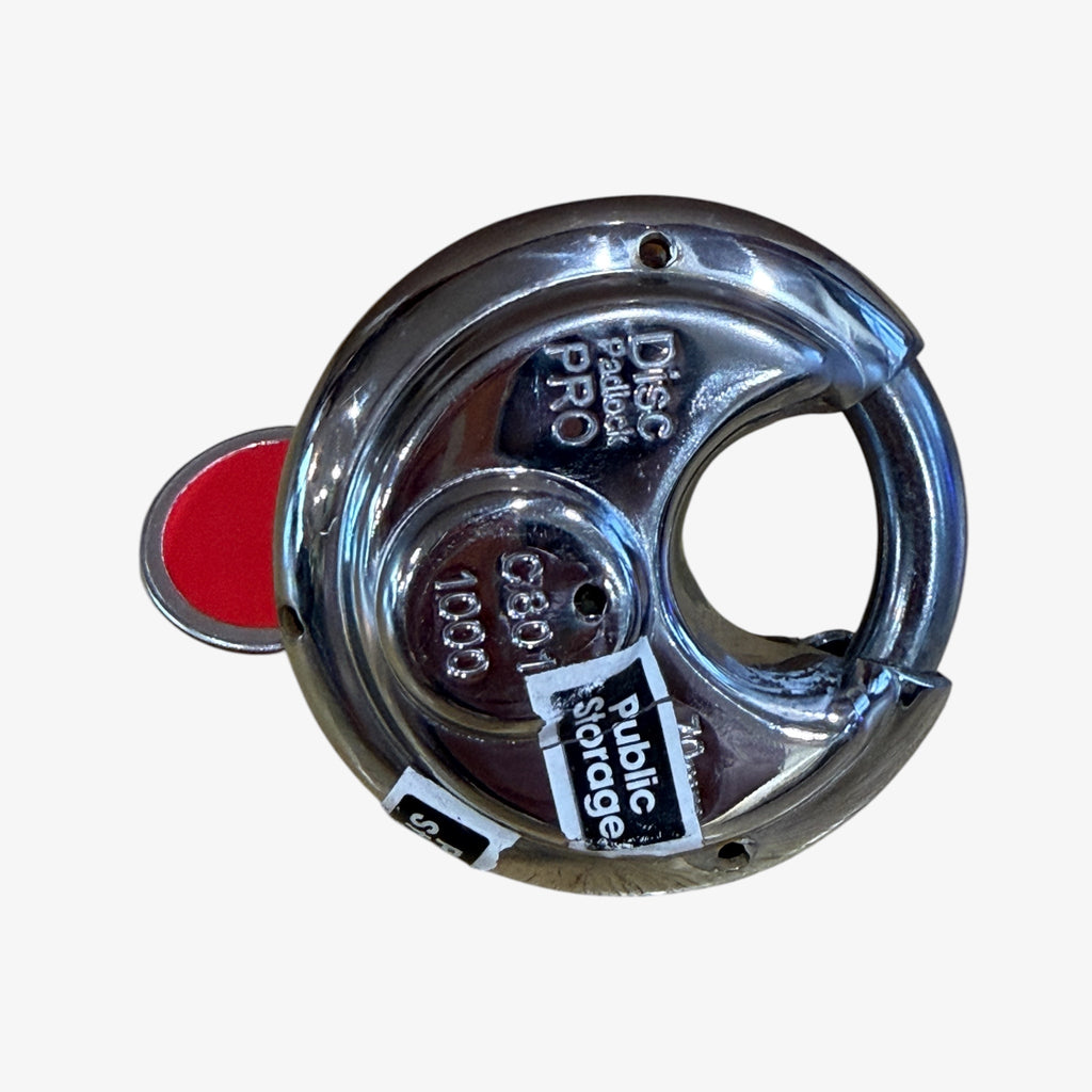 Public Storage Stainless Steel Discus Padlock