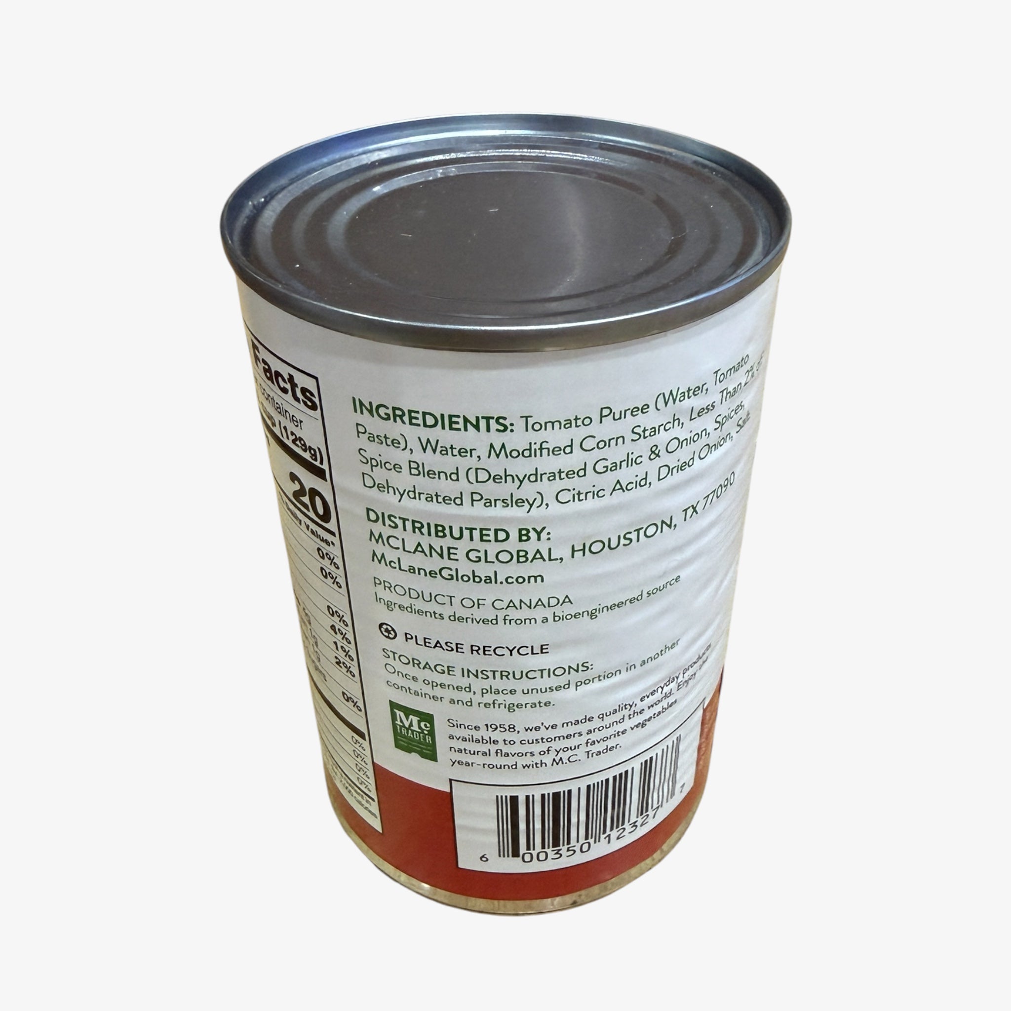 15 oz Can of McTrader Pasta Sauce