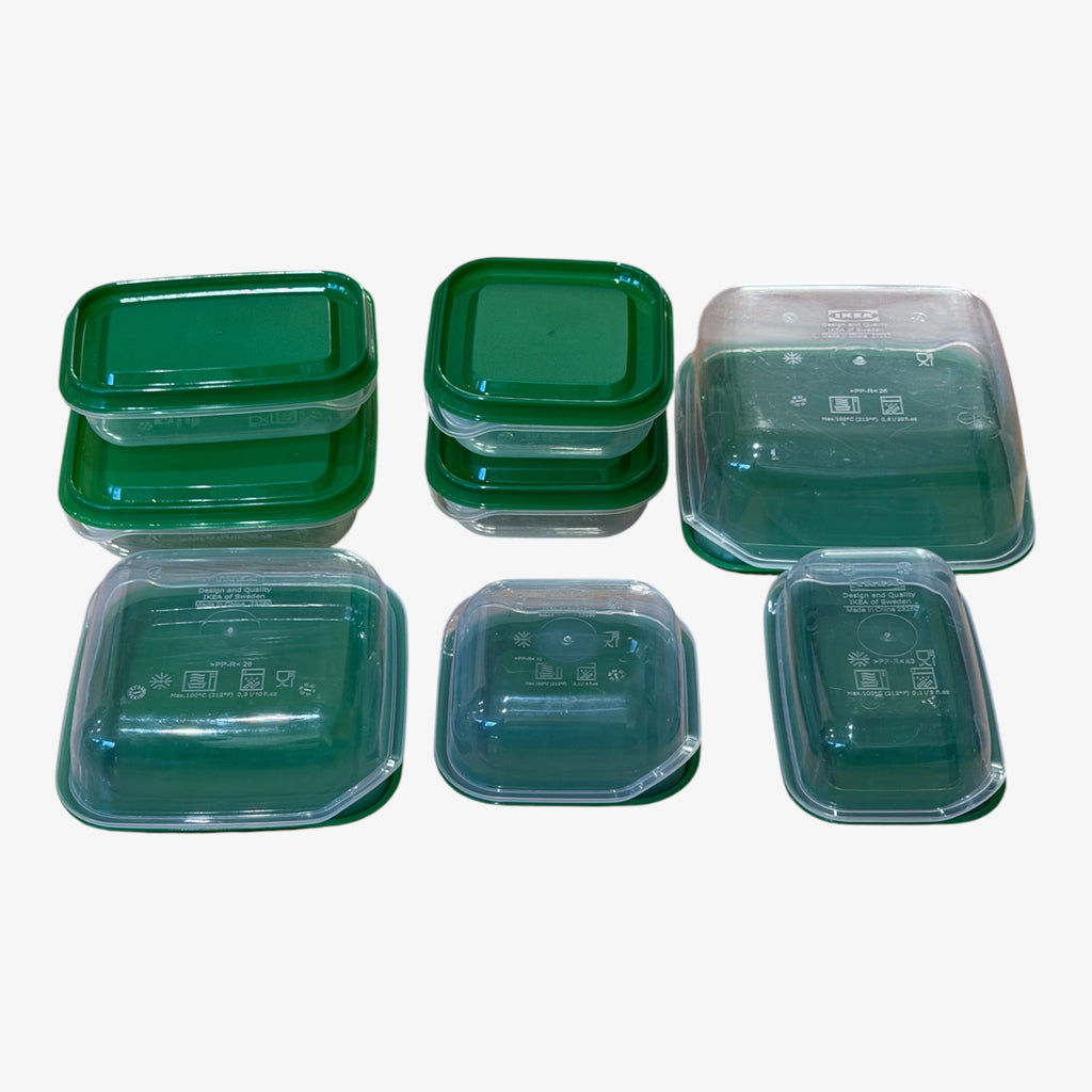 Assorted IKEA PRUTA Food Containers