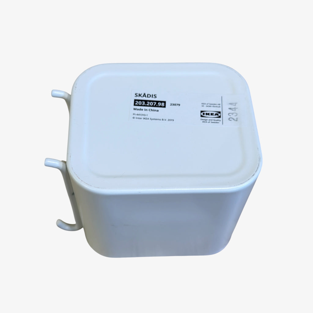 White IKEA SKADIS Container