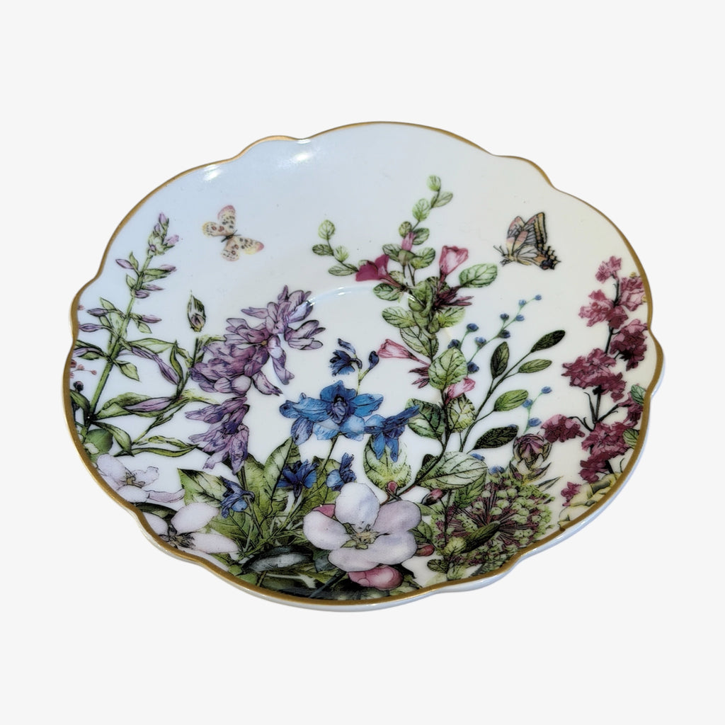 Kent Pottery Garden Teacup & Saucer