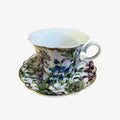 Kent Pottery Garden Teacup & Saucer